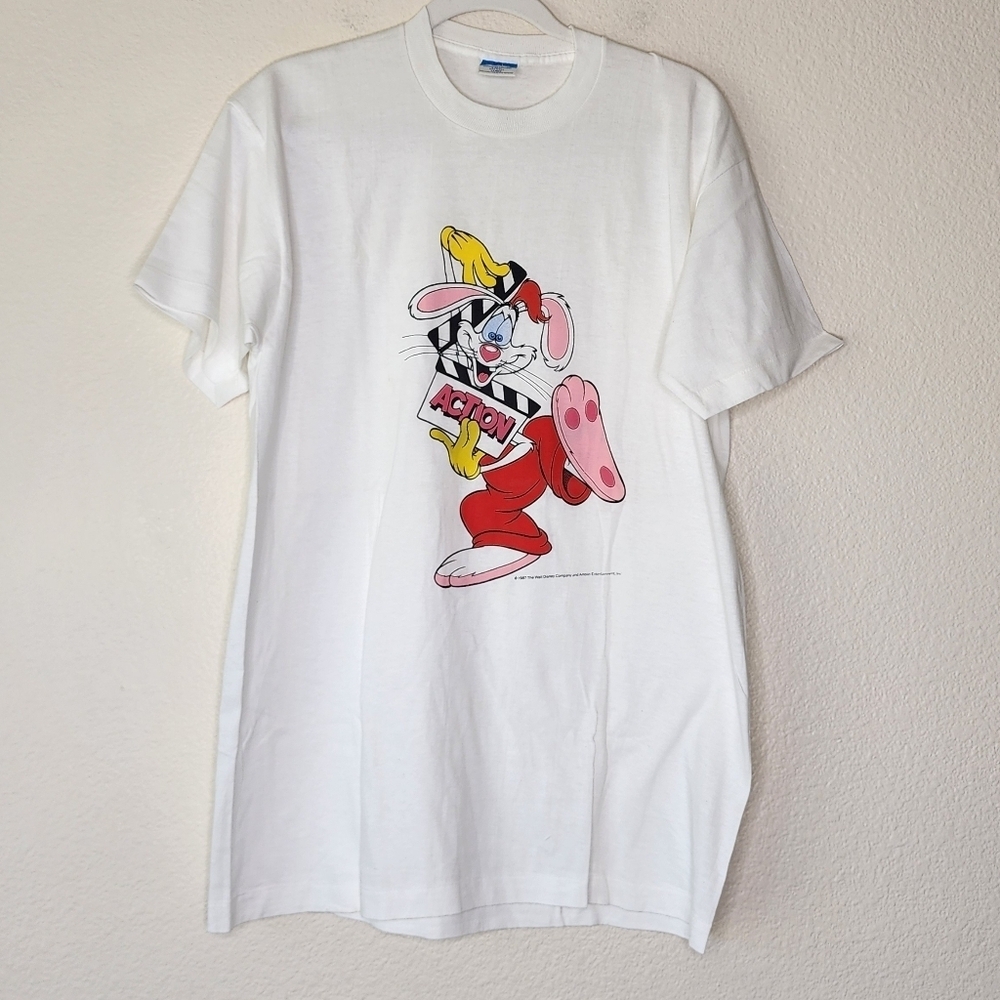 Vintage Disney Who Framed Roger Rabbit Tee L